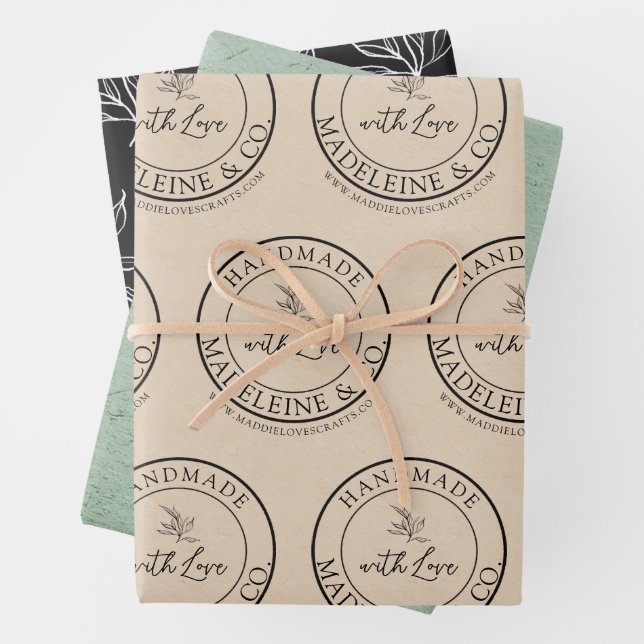 Handgemachte Verpackung Kunsthandwerker-Geschenkgu Geschenkpapier Set (Beispiel)