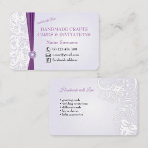 Handgemachtes Handwerk u. Grußkarten Visitenkarte