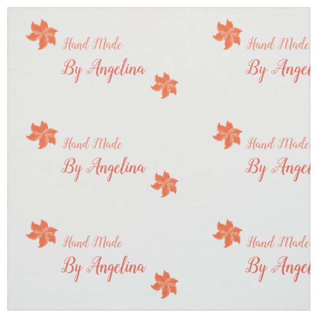 Handgemachtes personalisiertes nähendes stoff (Muster)