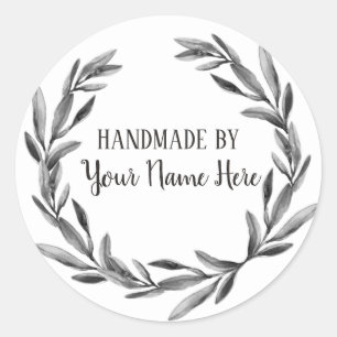 Handgemachtes ProduktVintager Runder Aufkleber