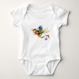 Handgemachtes Tinten-Zeichnen von Lord Krishna Baby Strampler