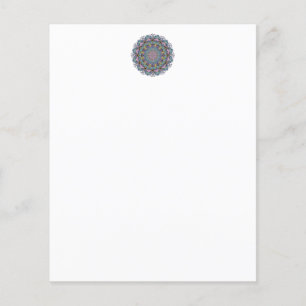 Handgemälde Mandala Uhr Gesicht 3