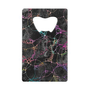 Handgemälde und digital gestrichene Muster Art 41  Geldbeutel Flaschenöffner