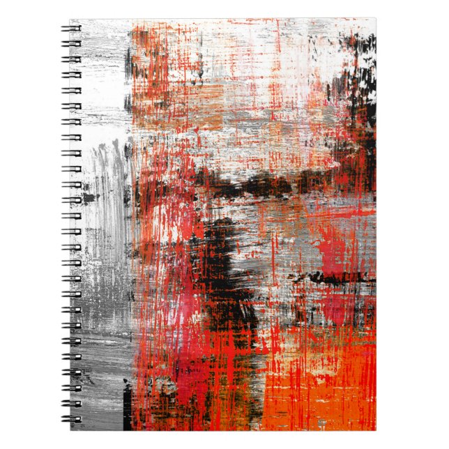  handgemalt abstrakte Hintergrundabstrakte,Kunst,Ö Notizblock (Vorderseite)