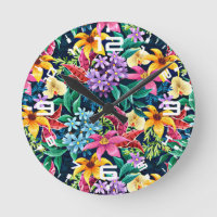 Handgemalt Exotic Floral Pattern-23001