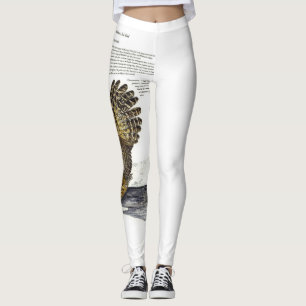 Handgemalt gedruckte, gefährdete Leggings