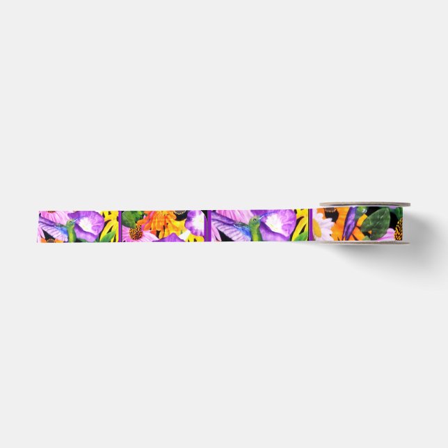 Handgemalt Satinband (Vorderseite)