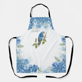 Handgemalt Ultramarine Lorikeet Schürze