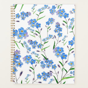 handgemalt vergessen mich nicht Blume Arrangement Planer