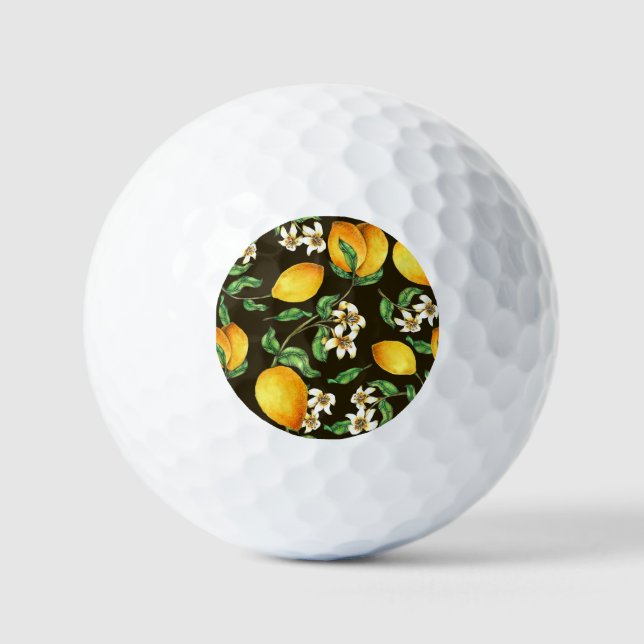Handgemalt Wasserfarben-Muster Golfball (Vorderseite)