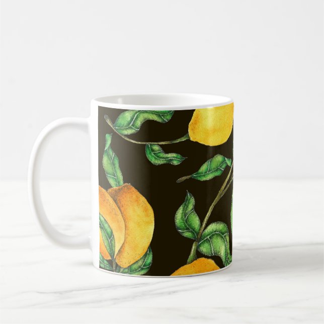 Handgemalt Wasserfarben-Muster Kaffeetasse (Links)