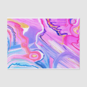 Handgemalte Abstrakte Malgeschenke Seidenpapier