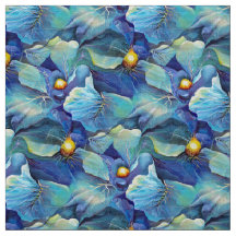 Handgemalte Aqua und Blues Vibes