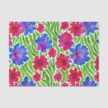 Handgemalte Aquarellfarben Blume farbenfroh rosa b