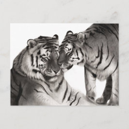 Handgemalte Artwork Postkarte
