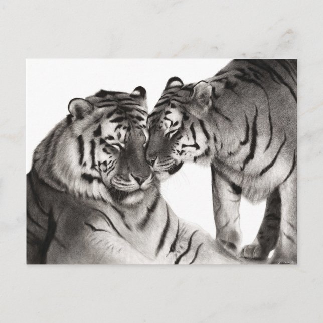 Handgemalte Artwork Postkarte (Vorderseite)