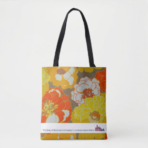 Handgemalte Blumenentwurfs-Museum LA Tasche
