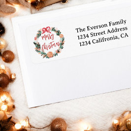 Handgemalte Blumenkronen Weihnachten