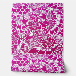 Handgemalte Blütenblätter Henna Peel and Stick Tapete