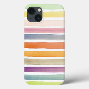 Handgemalte Bürstenanschläge des Aquarells, Fahnen Case-Mate iPhone Hülle