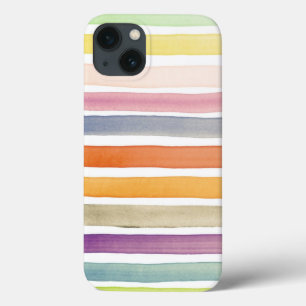 Handgemalte Bürstenanschläge des Aquarells, Fahnen Case-Mate iPhone Hülle