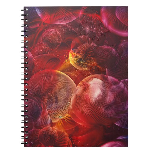 Handgemalte Deep-Space-Fantasy-Malerei Notizblock (Vorderseite)