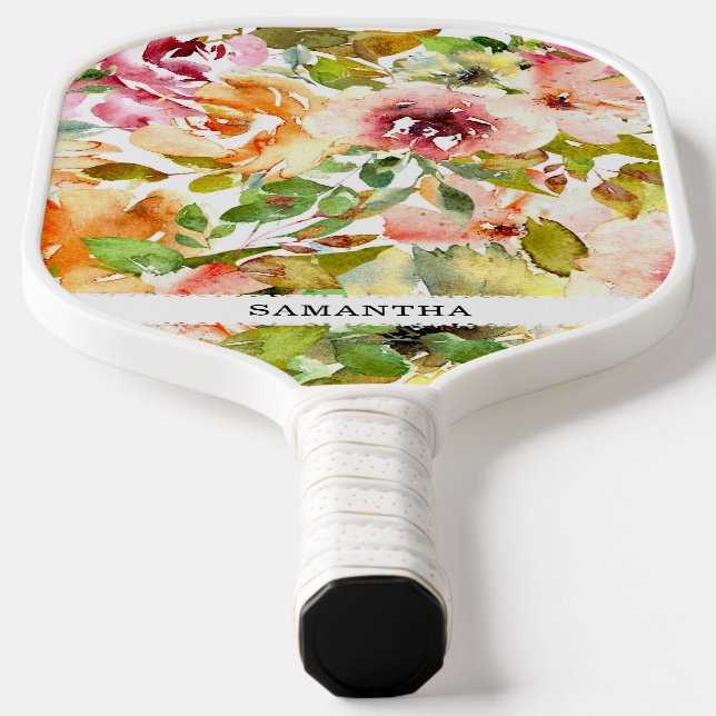 Handgemalte, elegante und feminine pastellfarbene  pickleball schläger (Ablage )