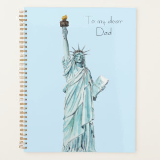 Handgemalte Freiheitsstatue Planer