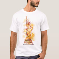 Handgemalte Freiheitsstatue