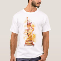 Handgemalte Freiheitsstatue