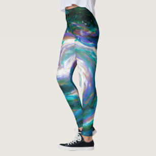 Handgemalte Galaxie Leggings