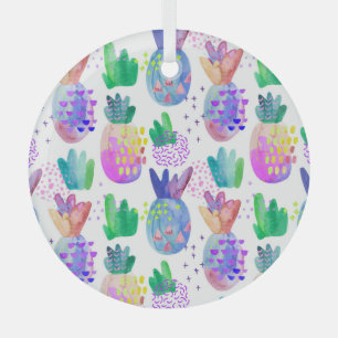 Handgemalte HerbstBlume, nahtlos. Ornament Aus Glas