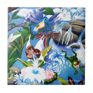 Handgemalte Keramik-Fliese Fliese