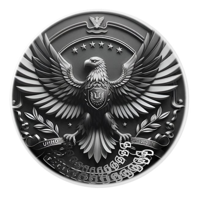 Handgemalte Keramik - Rumpf Keramikknauf (Vorderseite)