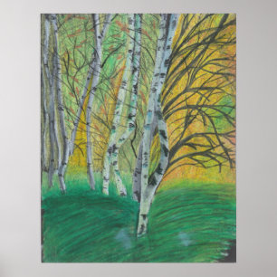 Handgemalte Kunst Print Wall MURAL Poster Malerei