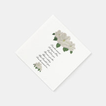 Handgemalte Magnolia Magnolias Hochzeit