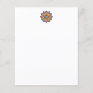 Handgemalte Mandala-Uhr 1