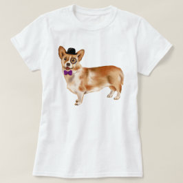 Handgemalte, monoklonale Corgi-Welpen T-Shirt