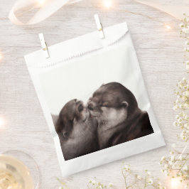 Handgemalte Otters - Zender Moment Wildlife Art Geschenktütchen