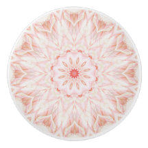 Handgemalte Pastel Apricot Mandala