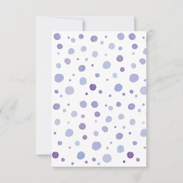 handgemalte Polka Punkte (Vorderseite)