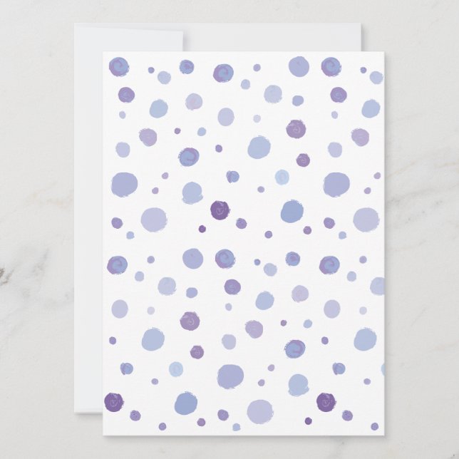 handgemalte Polka Punkte (Vorderseite)