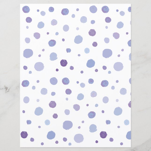 handgemalte Polka Punkte (Vorderseite)