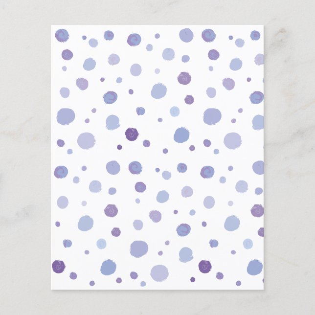 handgemalte Polka Punkte (Vorderseite)