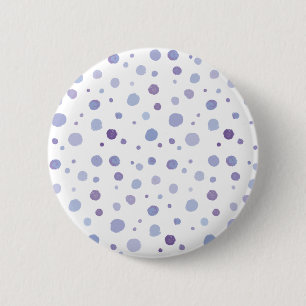 handgemalte Polka Punkte Button