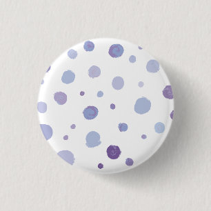 handgemalte Polka Punkte Button