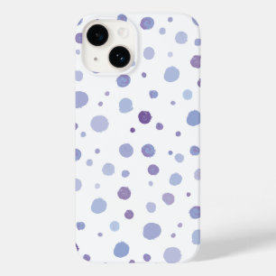 handgemalte Polka Punkte Case-Mate iPhone 14 Hülle
