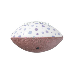 handgemalte Polka Punkte Football