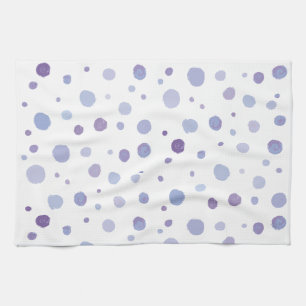 handgemalte Polka Punkte Geschirrtuch