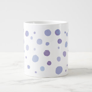 handgemalte Polka Punkte Jumbo-Tasse